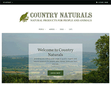 Tablet Screenshot of countrynaturals.co.uk