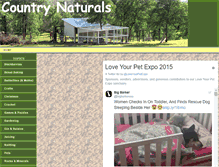 Tablet Screenshot of countrynaturals.com